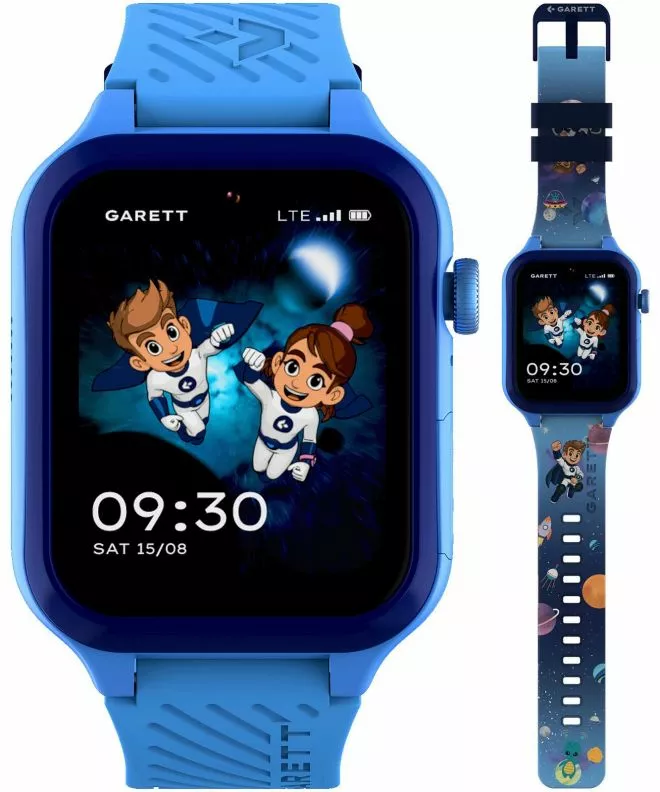 Smartwatch Garett Kids Essa AI 4G Niebieski SET 5904238487273