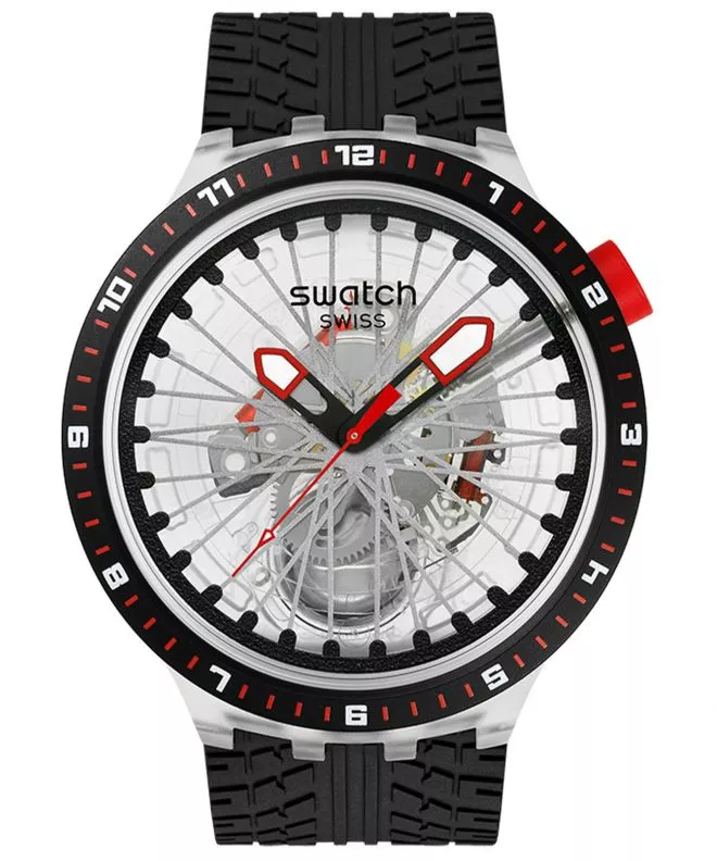 Zegarek Swatch Big Bold The Pilgrim Tread on It Skeleton SB05K103