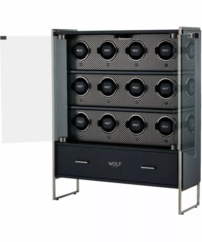 Szafa na zegarki z rotomatami Wolf Axis 12 PC Cabinet Powder Coat na 12 zegarków 488603