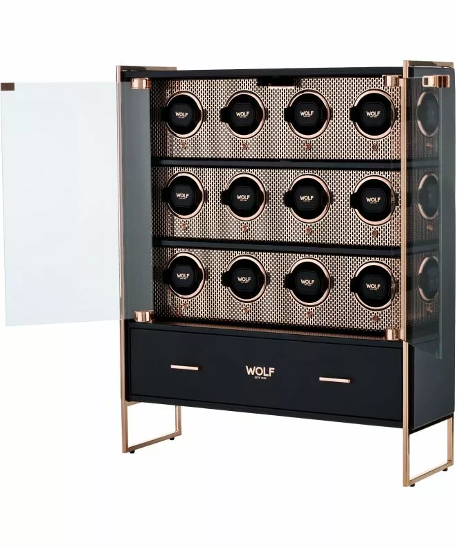 Szafa na zegarki z rotomatami Wolf Axis 12 PC Cabinet Copper na 12 zegarków 488616