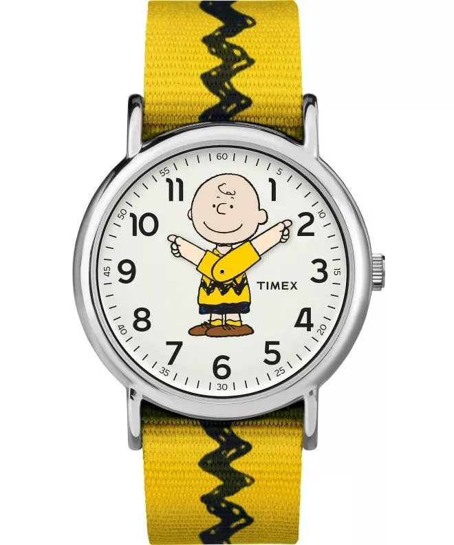 Zegarek Dziecięcy Timex Weekender X Peanuts Charlie Brown TW2R41100