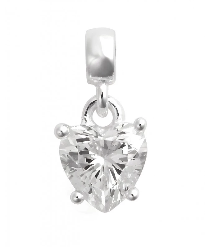 Zawieszka Daniel Wellington Heart White Crystal Charm DW00401049