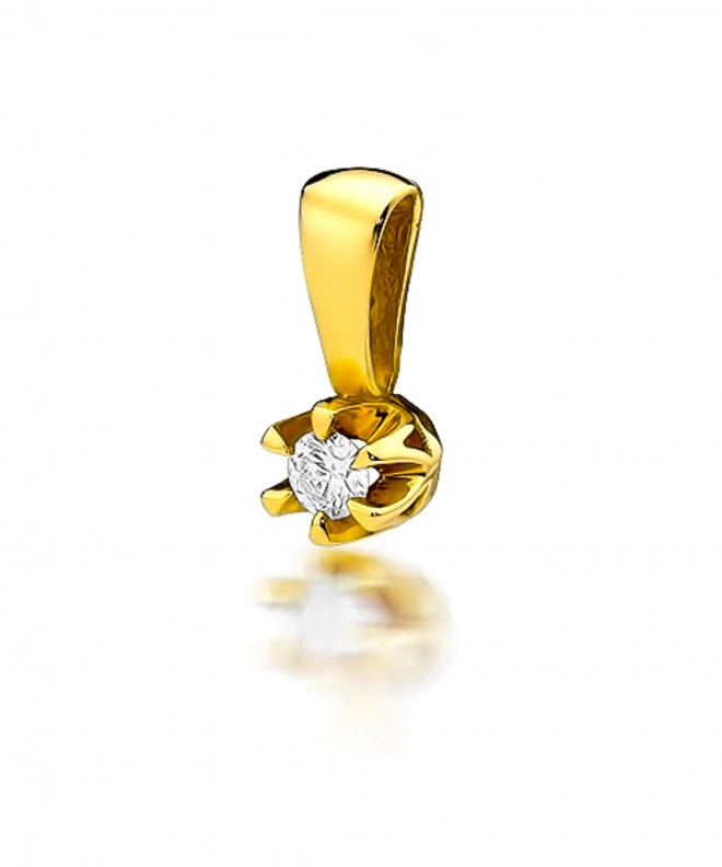 Zawieszka Bonore ze Złota próby 585 z diamentem 0,12 ct 173686