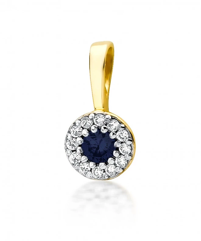 Zawieszka Bonore ze Złota próby 585 z szafirem 0,15 ct 173704