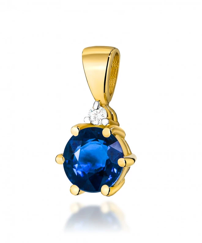 Zawieszka Bonore ze Złota próby 585 z szafirem 0,5 ct 173774