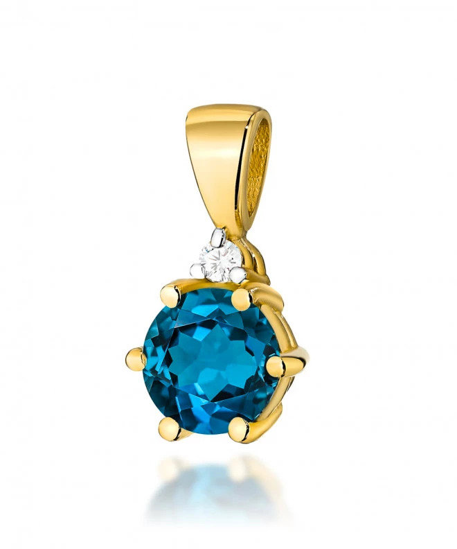Zawieszka Bonore ze Złota próby 585 z topazem 0,5 ct 173786