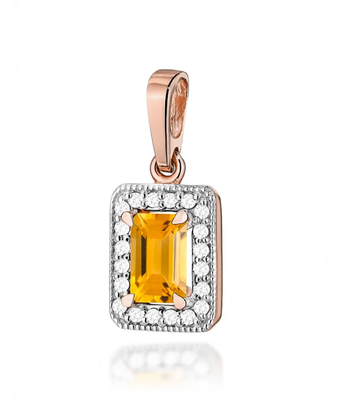 Zawieszka Bonore ze Złota próby 585 z cytrynem 0,6 ct 173806