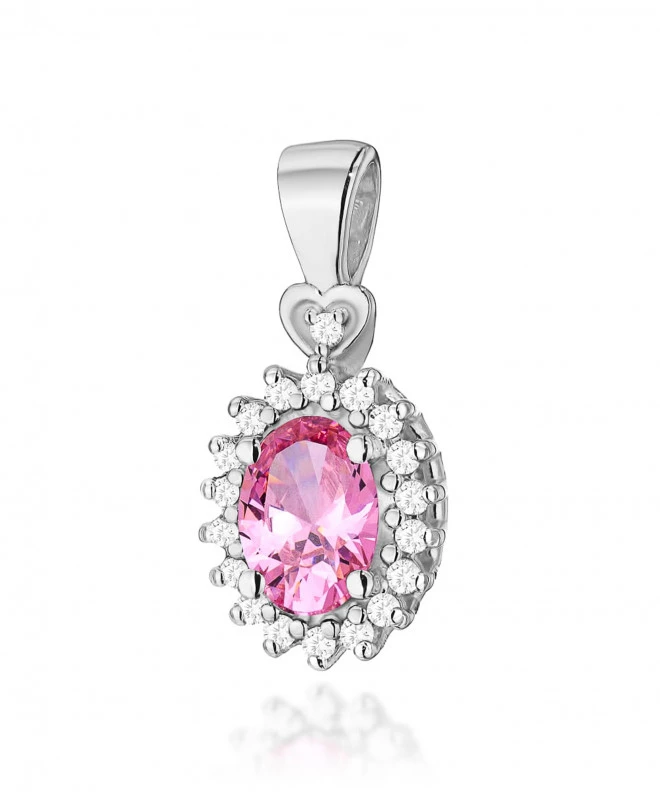 Zawieszka Bonore ze Złota próby 585 z różowym topazem 0,5 ct 173834