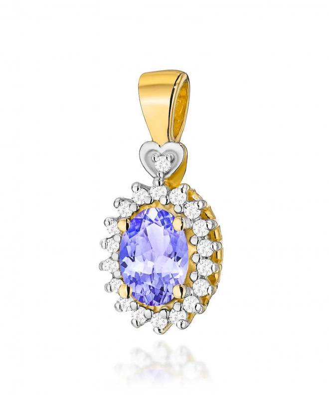 Zawieszka Bonore ze Złota próby 585 z tanzanitem 0,4 ct 173845
