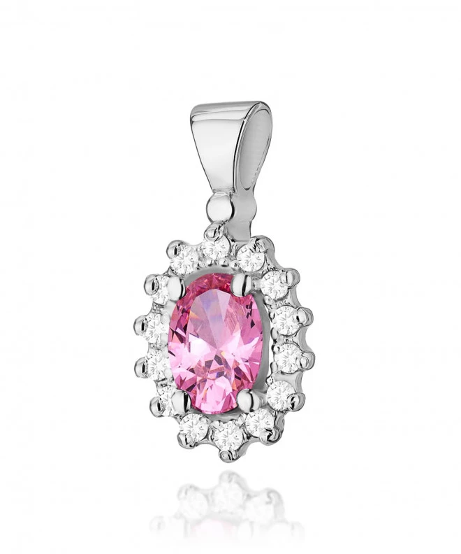 Zawieszka Bonore ze Złota próby 585 z różowym topazem 0,5 ct 173862