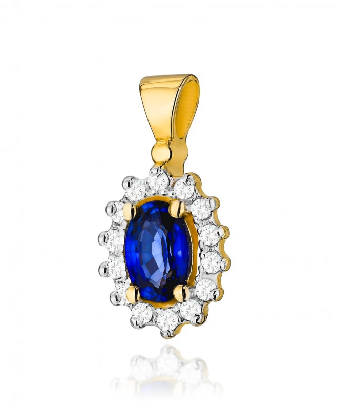 Zawieszka Bonore ze Złota próby 585 z szafirem 0,7 ct 173864