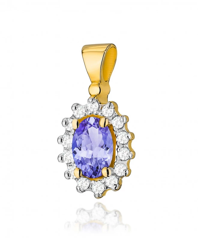 Zawieszka Bonore ze Złota próby 585 z tanzanitem 0,4 ct 173867