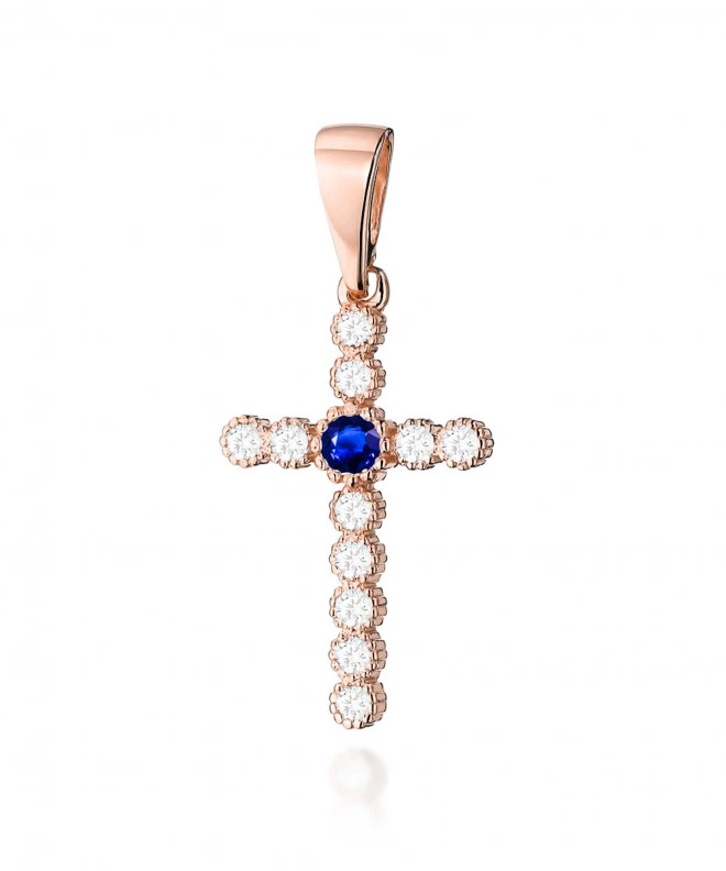 Zawieszka Bonore ze Złota próby 585 z szafirem 0,15 ct 173732