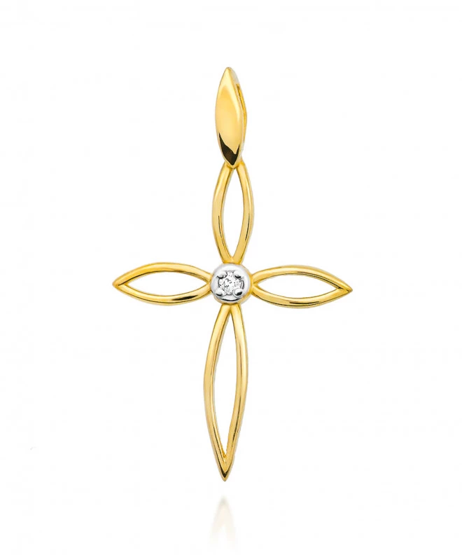 Zawieszka Bonore ze Złota próby 585 z diamentem 0,02 ct 173480