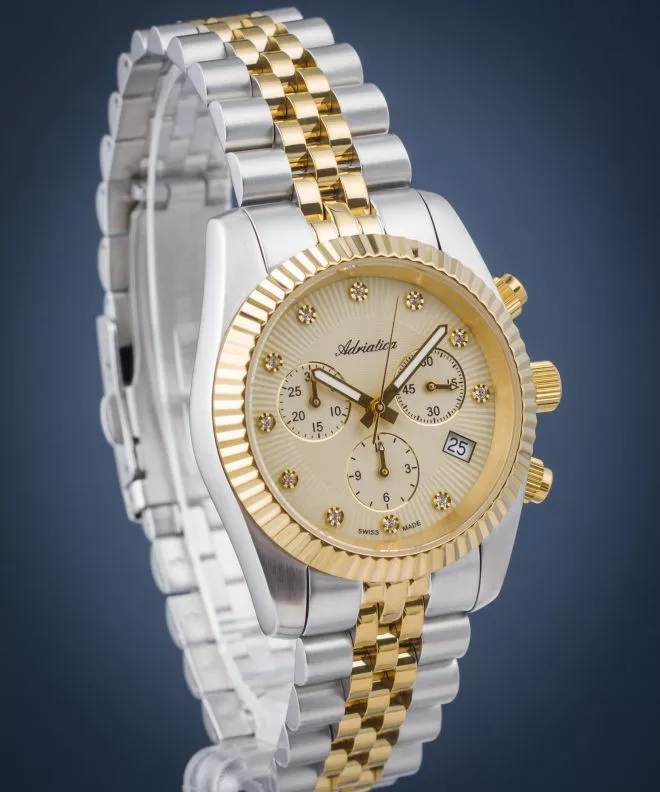Zegarek damski Adriatica Chronograph A3809.2141CH