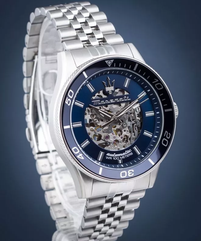 Zegarek męski Maserati Sfida Skeleton Automatic R8823140011