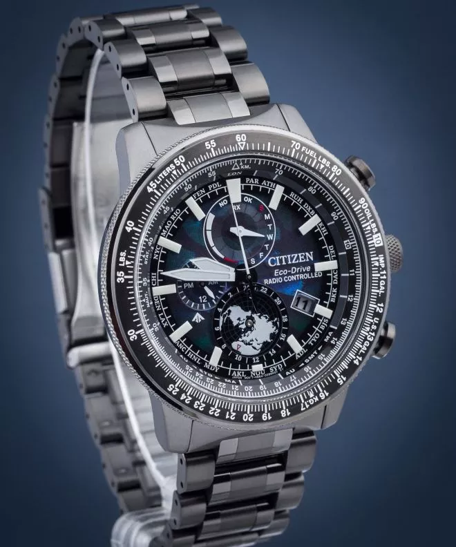Zegarek męski Citizen Promaster Sky Radio Controlled 100th Anniversary Chronograph Limited Edition BY3005-56E
