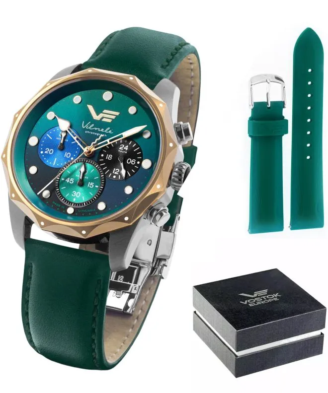 Zegarek damski Vostok Europe Vilnele Chronograph Limited Edition SET JS20-125E752