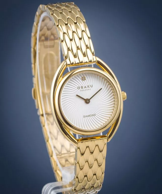 Zegarek damski Obaku Juvel Diamond V286LXGISG