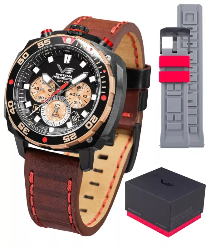 Zegarek męski Vostok Europe Systema Periodicum Boron Chronograph SET Limited Edition VK67-650E721