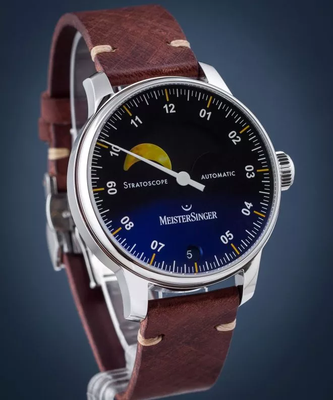 Zegarek męski MeisterSinger Stratoscope Automatic ST982G-SVSL02