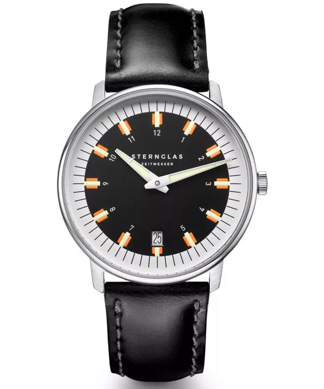 Zegarek męski Sternglas Egor Black Silver S01-EG03-BR02