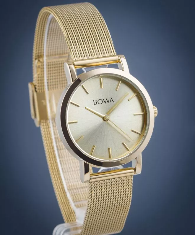 Zegarek damski BOWA Tokyo Full Gold Mesh 33 TO334-44-164M