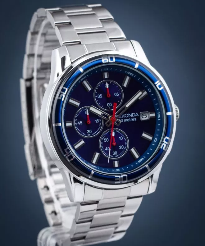 Zegarek męski Sekonda Midnight Chronograph 30207