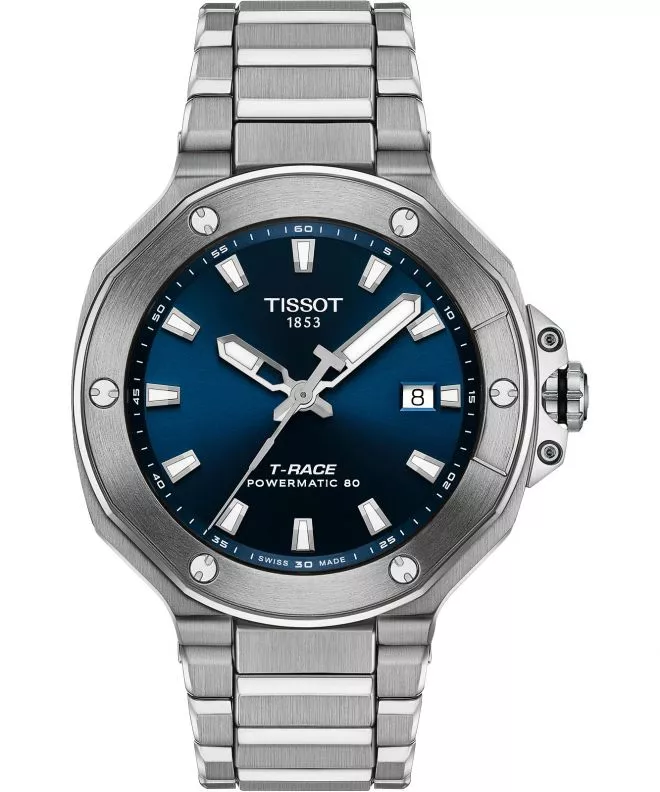 Zegarek męski Tissot T-Race Powermatic 80 40mm Automatic T141.807.11.041.00 (T1418071104100)
