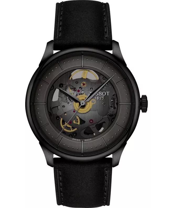 Zegarek Tissot Chemin Des Tourelles Skeleton Automatic T139.836.36.441.00 (T1398363644100)