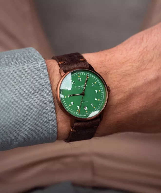 Zegarek męski Sternglas Lumatik Automatic Edition Bronze S02-LMR19-VI17