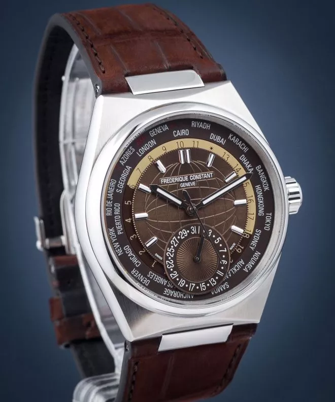 Zegarek męski Frederique Constant Highlife Worldtimer Manufacture SET FC-718C4NH6