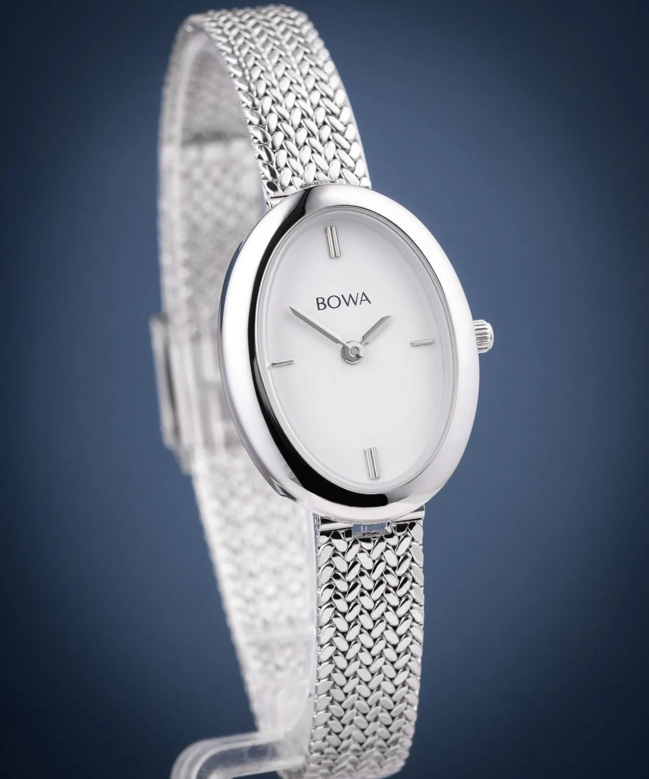 Zegarek damski BOWA Oslo White-Silver Mesh 23 OS235-25-105M