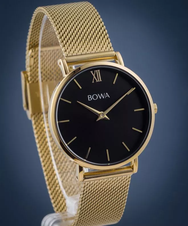 Zegarek damski BOWA London Black-Gold 33 LO334-14-164M
