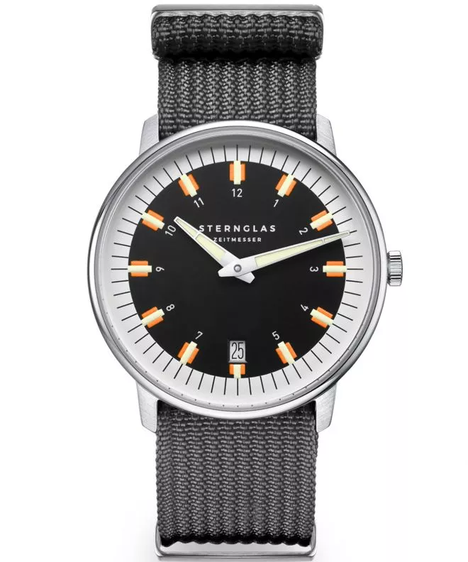 Zegarek męski Sternglas Egor Black Silver S01-EG03-FI04
