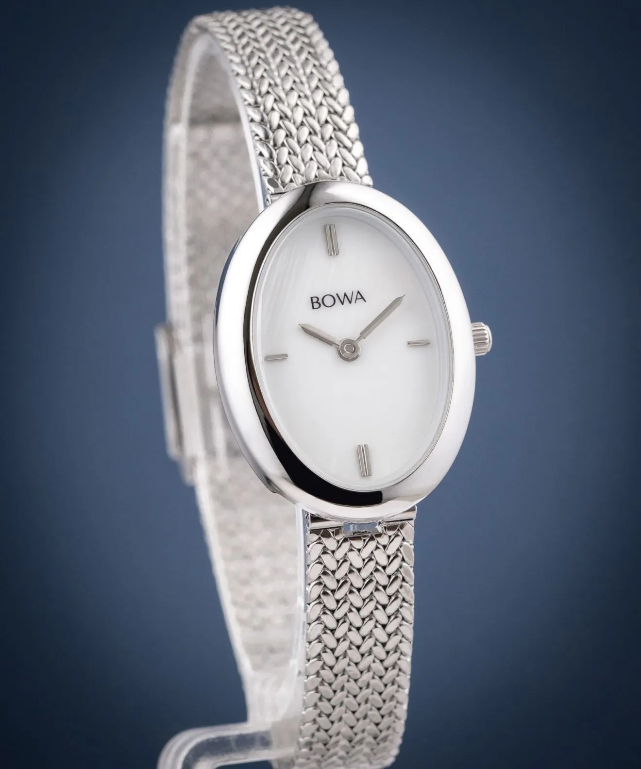 Zegarek damski BOWA Oslo Pearl-Silver Mesh 23 OS235-155-105M