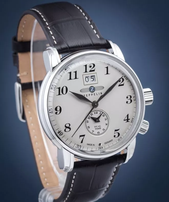 Zegarek męski Zeppelin LZ127 Graf Zeppelin Dual Time 7644-5