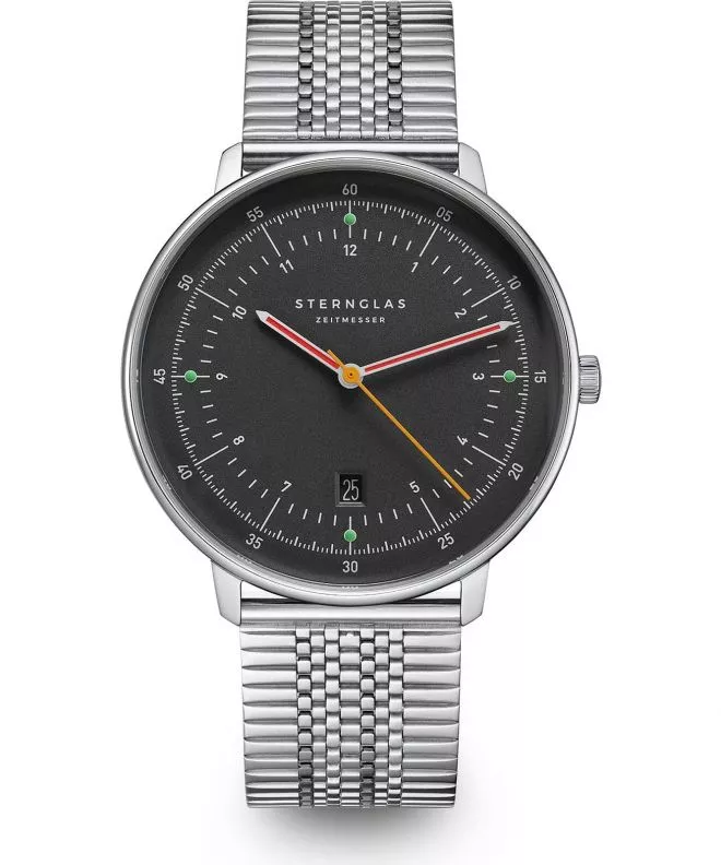 Zegarek męski Sternglas Hamburg Neugraphite S01-HH39-ME08