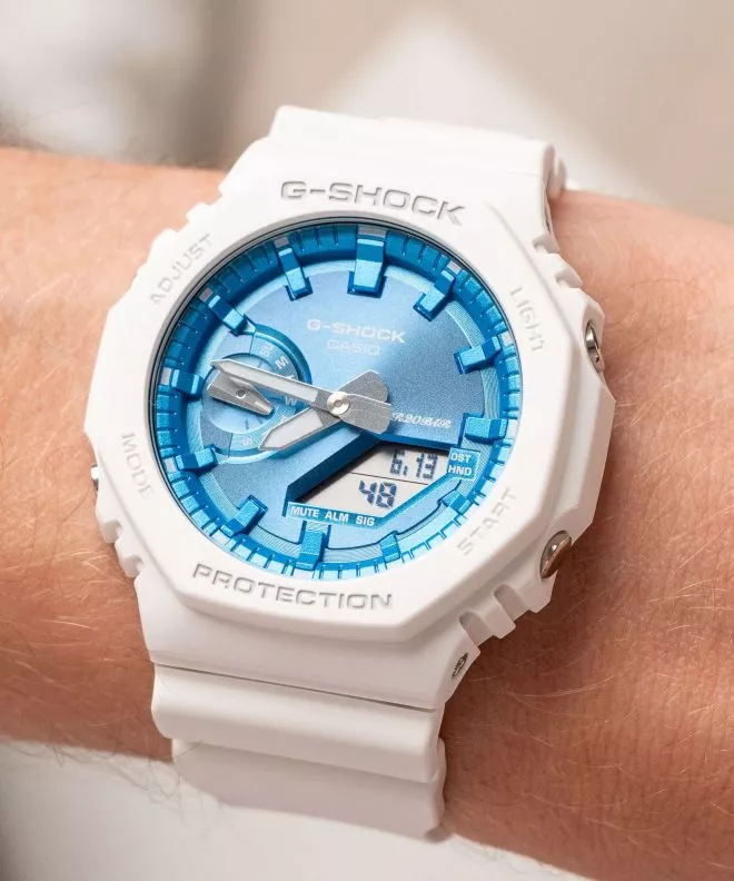 Zegarek Casio G-SHOCK Octagon Classic Sparkle of Winter GA-2100WS-7AER