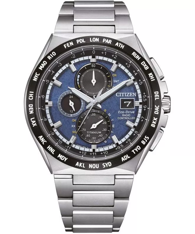 Zegarek męski Citizen Radio Controlled  Super Titanium Eco-Drive AT8238-84L