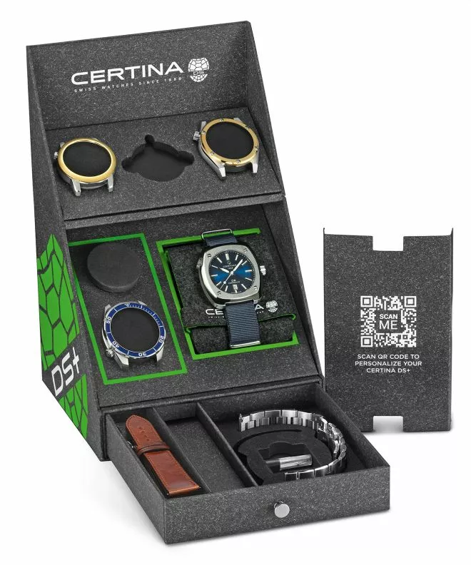 Zegarek męski Certina DS+ Urban & Heritage SET C041.407.19.041.01 (C0414071904101)