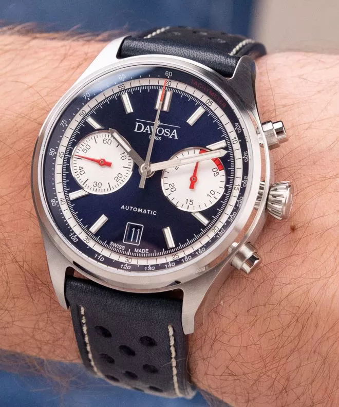 Zegarek męski Davosa Newton Pilot Rally Automatic Chronograph Limited Edition 161.536.45