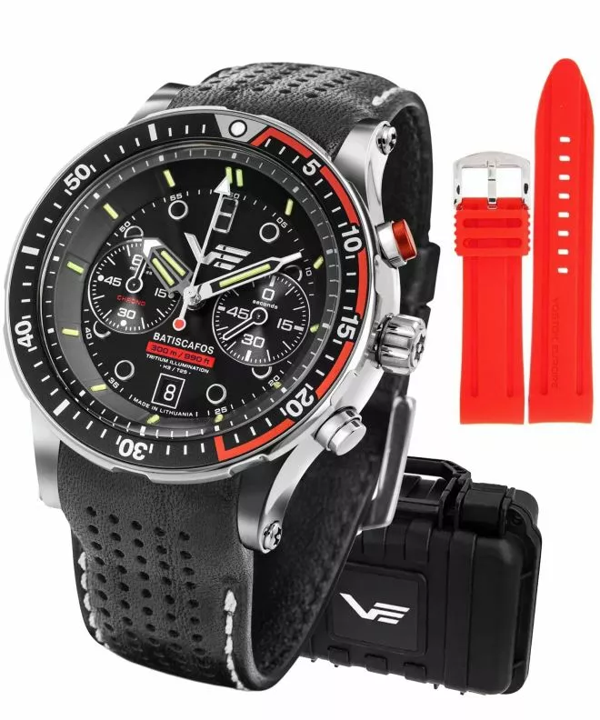Zegarek męski Vostok Europe Batiscafos Chronograph SET 6S21-511A771