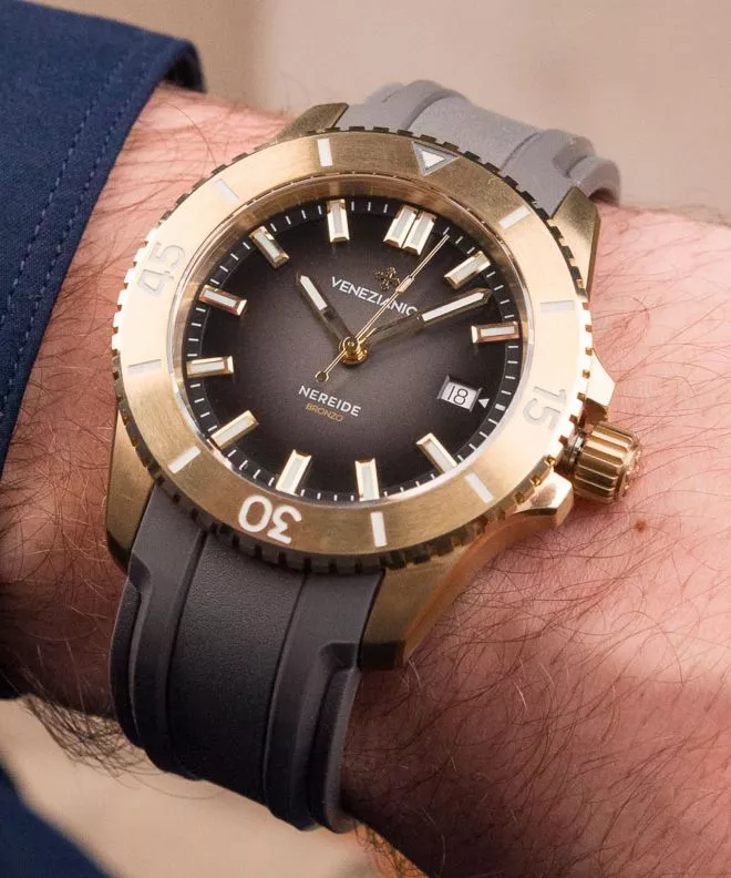 Zegarek męski Venezianico Nereide Bronzo 4521555