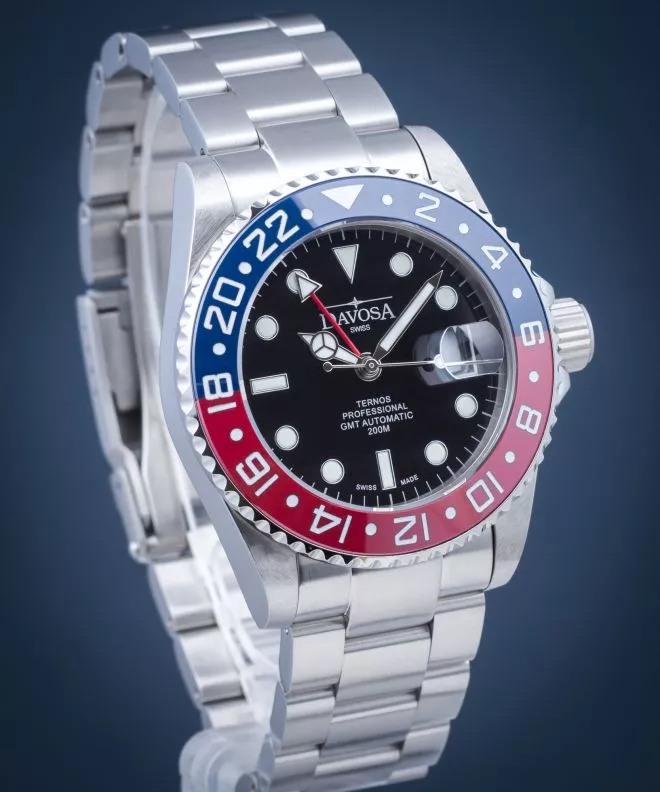 Zegarek męski Davosa Ternos Professional GMT WaveSl Automatic 161.571.60W