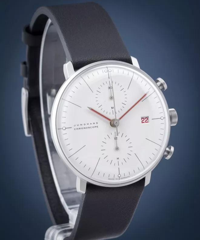 Zegarek męski Junghans max bill Chronoscope Bauhaus 027/4303.02