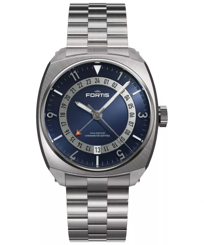 Zegarek męski Fortis Vagabond V-40 Blue Dusk Super Titatnium Automatic F6660002