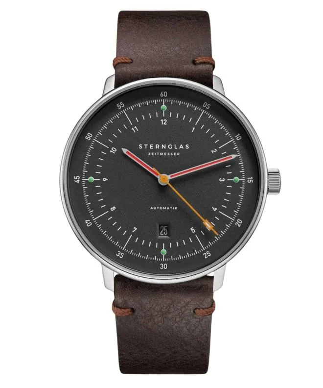 Zegarek męski Sternglas Hamburg Neugraphit Automatic S02-HH39-VI11