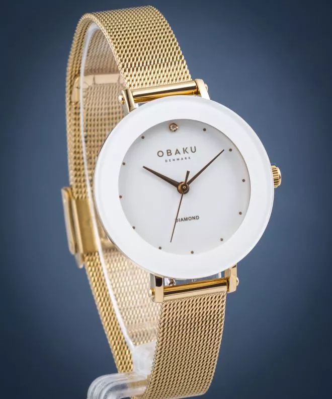 Zegarek damski Obaku Lilje SET V299LXGWMG-EJBGW