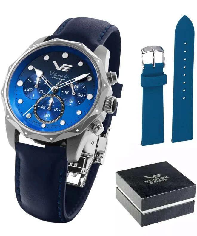 Zegarek damski Vostok Europe Vilnele Chronograph Limited Edition SET JS20-125A750